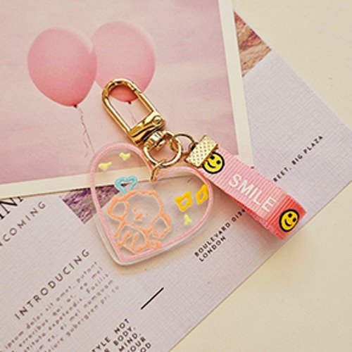 [키링] 핑크말티푸 열쇠고리 DK-0046
